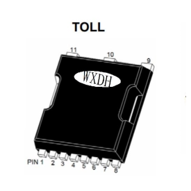 100V/2.9mΩ/190A N-MOSFET DSU035N10N3A TOLL
